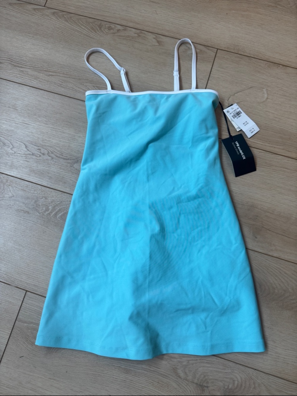 Abercrombie & Fitch YPB sculptLUX Light Blue ACTIVE DRESS SZ XXS NWT